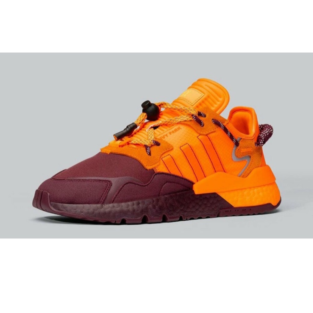 Beyonce Ivy Park Maroon/Orange Nite Joggers Unisex Athletic Shoes
